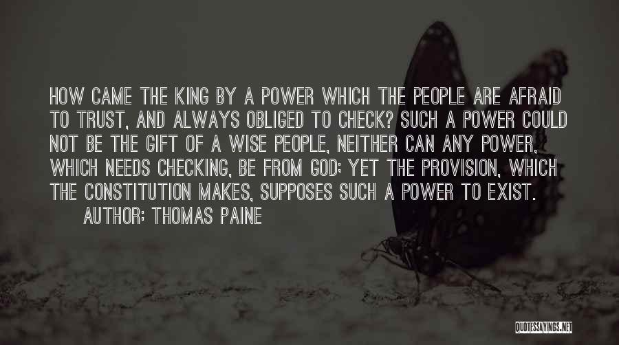 How To Trust God Quotes By Thomas Paine