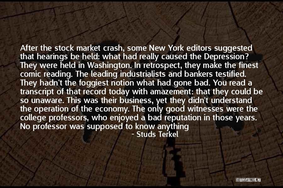 How To Understand Stock Quotes By Studs Terkel