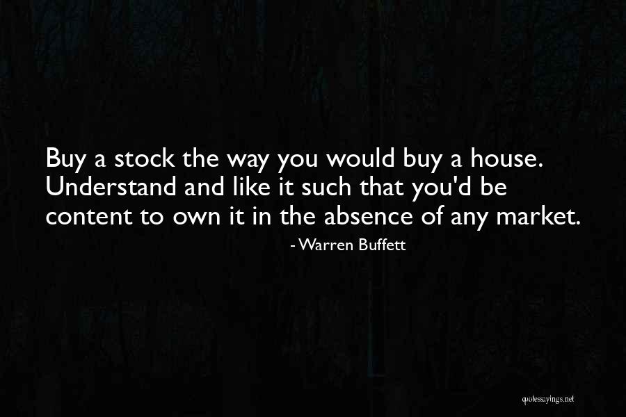 How To Understand Stock Quotes By Warren Buffett