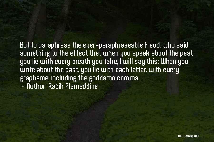 How To Write Paraphrase Quotes By Rabih Alameddine