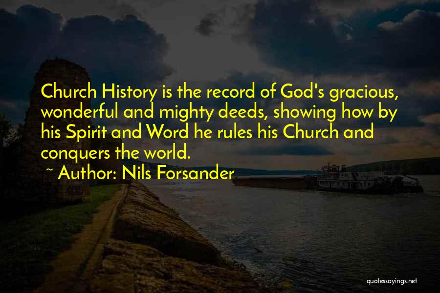 How Wonderful God Is Quotes By Nils Forsander