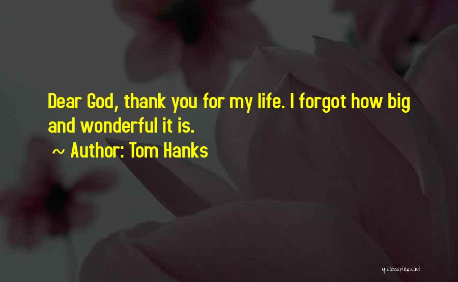 How Wonderful God Is Quotes By Tom Hanks