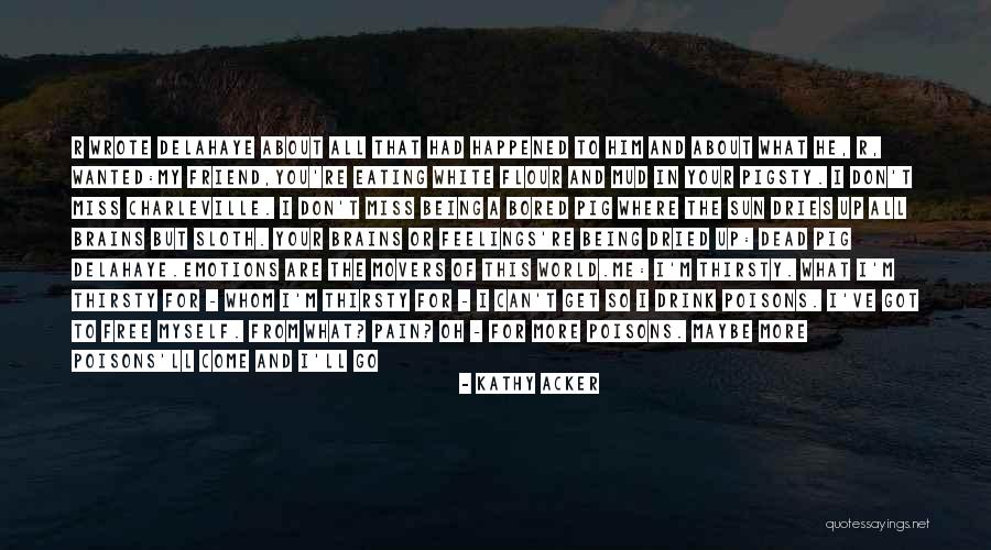 How You Don't Know Me Quotes By Kathy Acker How You Don't Know Me Quotes By Kathy Acker