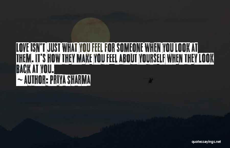 How You Feel About Someone Quotes By Priya Sharma