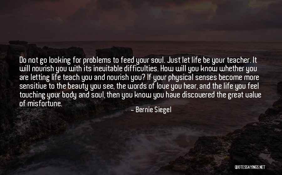 How You Feel Love Quotes By Bernie Siegel