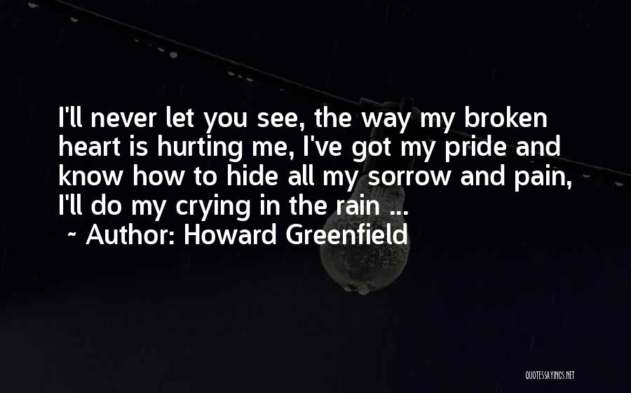 How You Hurt Me Quotes By Howard Greenfield