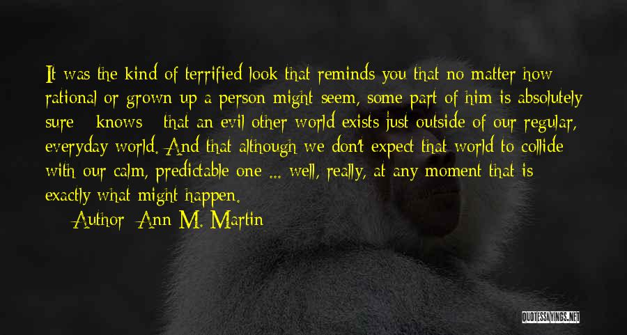 How You Look At The World Quotes By Ann M. Martin