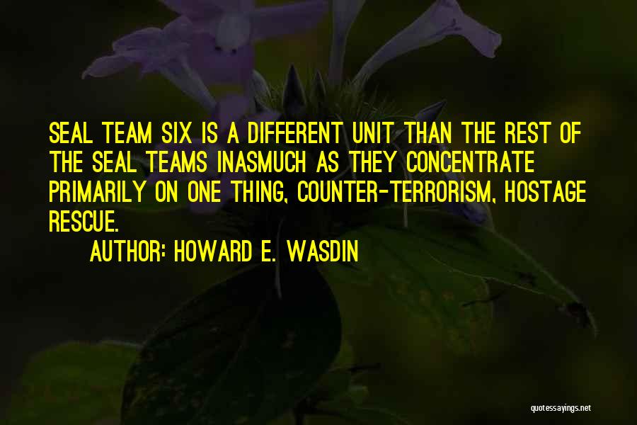 Howard E. Wasdin Quotes 1596228