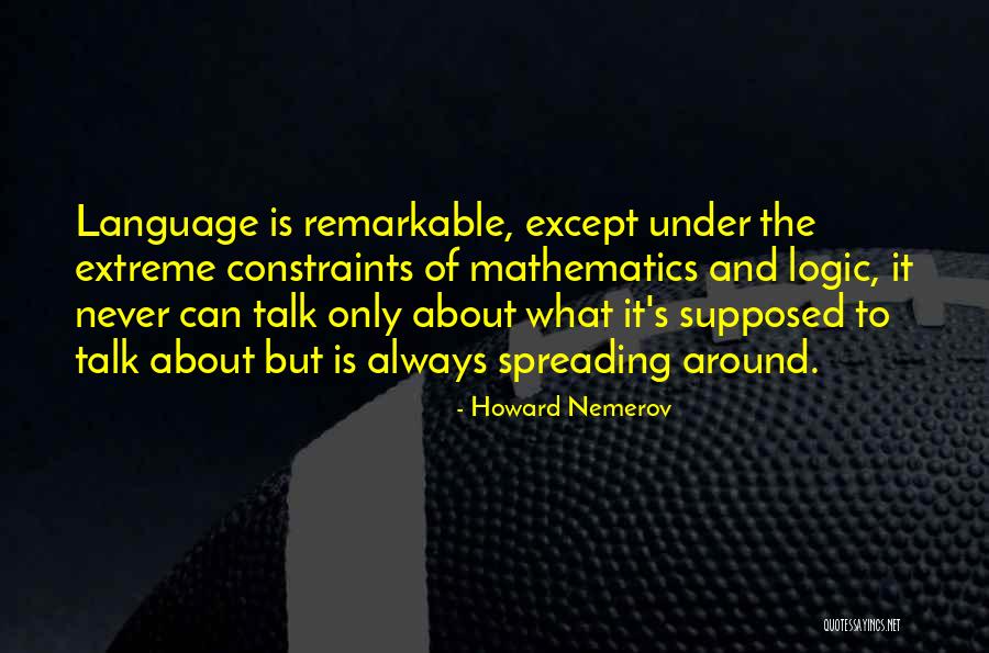 Howard Nemerov Quotes 1370249