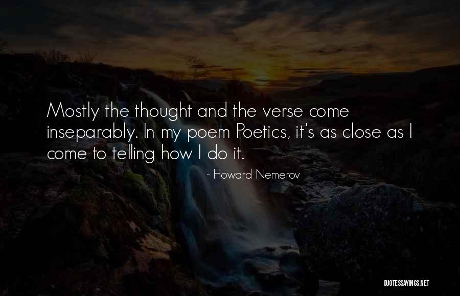 Howard Nemerov Quotes 340660