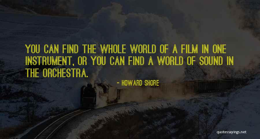 Howard Shore Quotes 2132063 Howard Shore Quotes 2132063