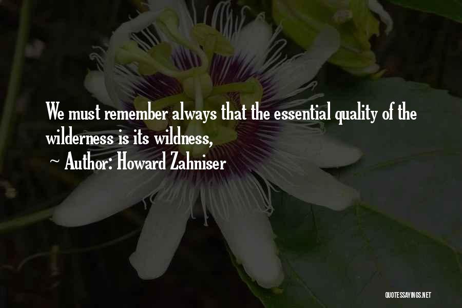 Howard Zahniser Quotes 1399168