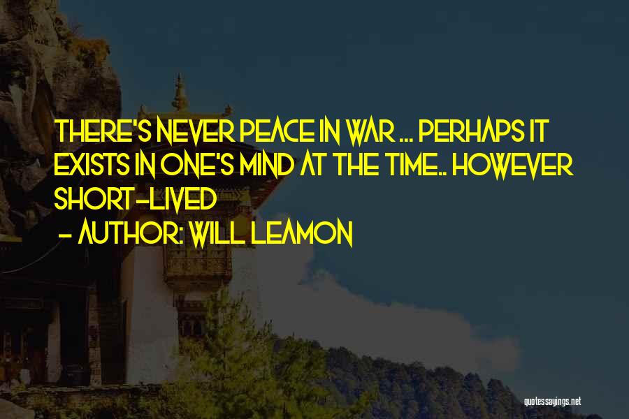 However Quotes By Will Leamon