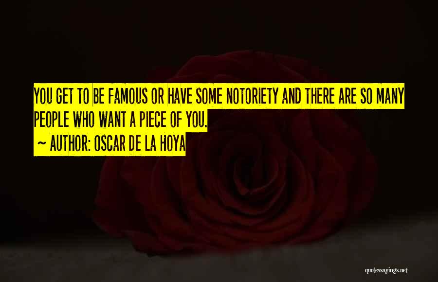 Hoya Quotes By Oscar De La Hoya