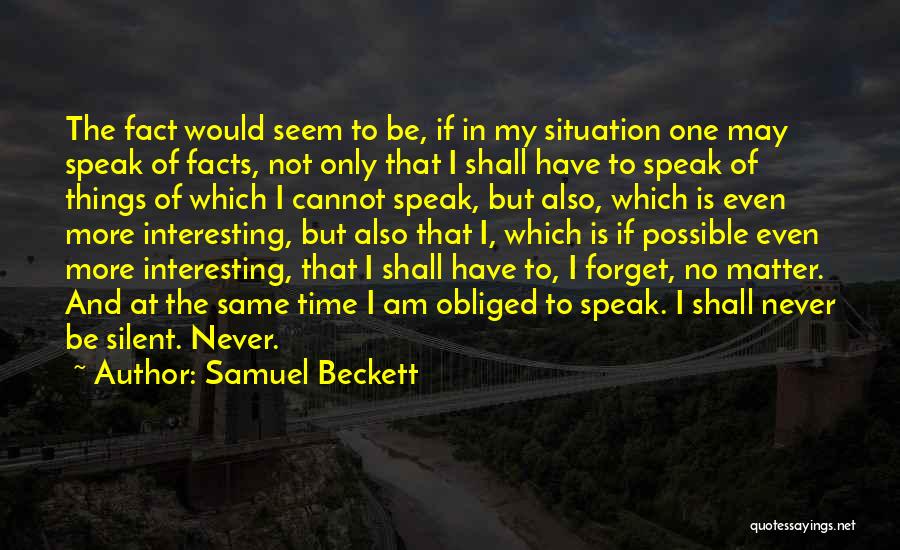 Html Entity Open Quotes By Samuel Beckett
