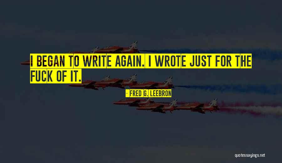 Html Input Quotes By Fred G. Leebron