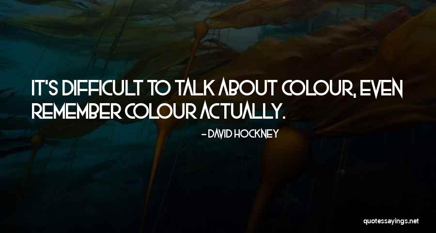 Html Tag Attributes Quotes By David Hockney