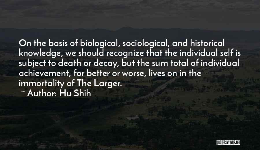 Hu Quotes By Hu Shih