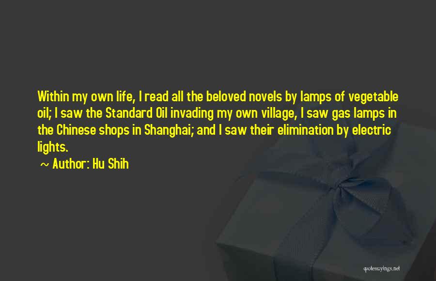 Hu U Quotes By Hu Shih