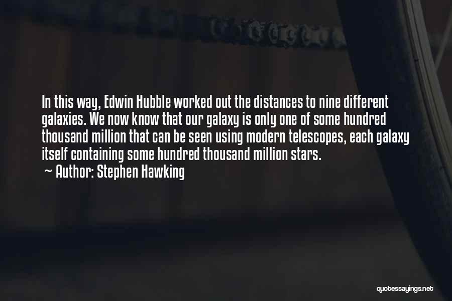 Hubble Quotes By Stephen Hawking