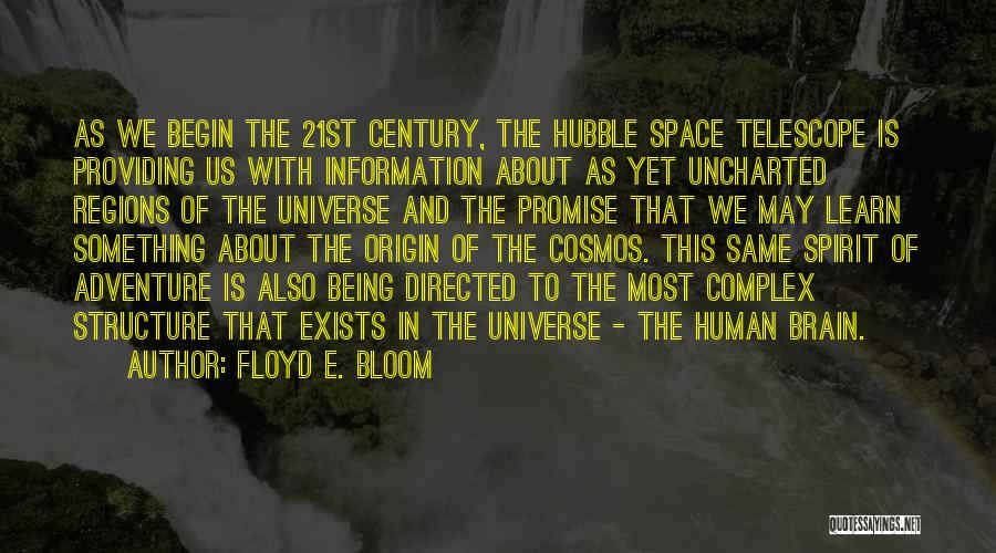 Hubble Space Telescope Quotes By Floyd E. Bloom