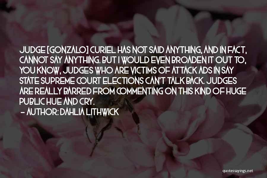 Hue And Cry Quotes By Dahlia Lithwick