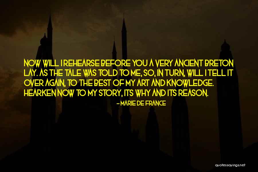 Hueston Quotes By Marie De France Hueston Quotes By Marie De France