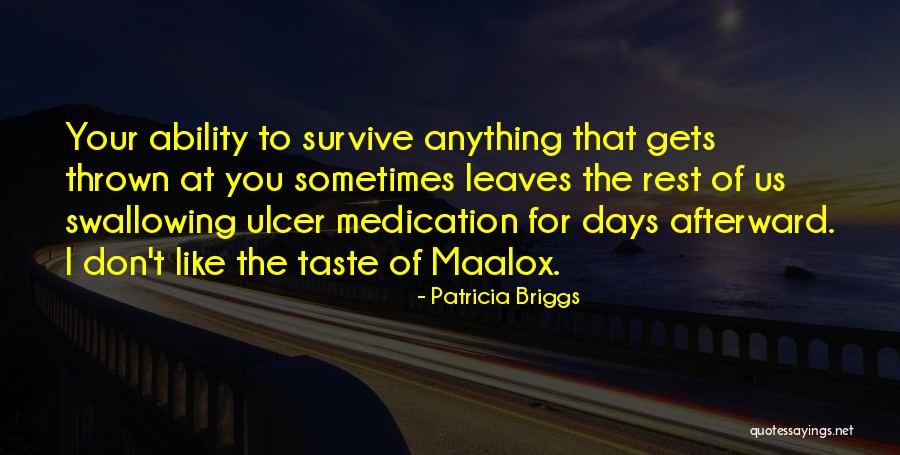 Huge Grinning Quotes By Patricia Briggs Huge Grinning Quotes By Patricia Briggs