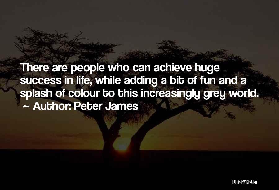 Huge Success Quotes By Peter James