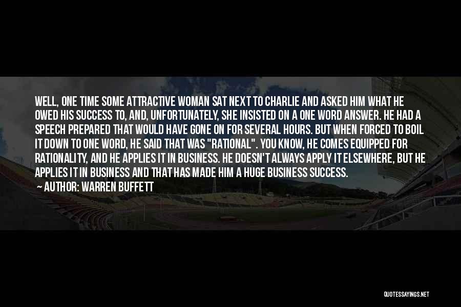Huge Success Quotes By Warren Buffett