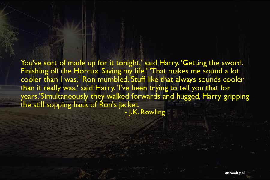 Hugged Me Quotes By J.K. Rowling Hugged Me Quotes By J.K. Rowling