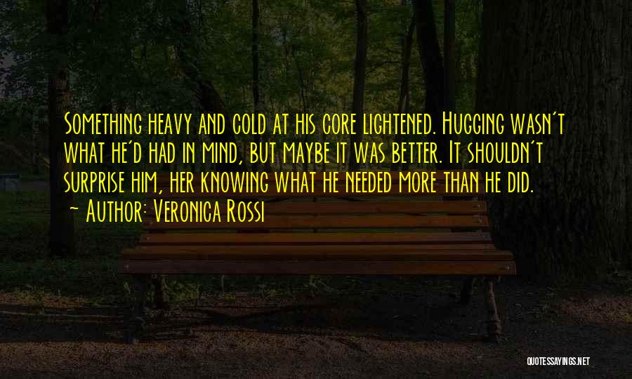 Hugging Him Quotes By Veronica Rossi