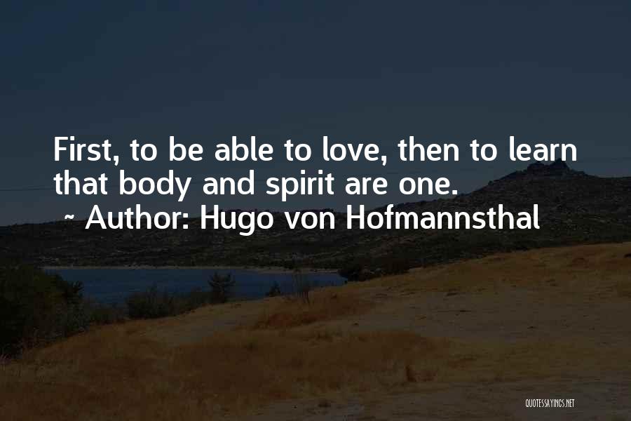 Hugo Von Hofmannsthal Quotes 645061