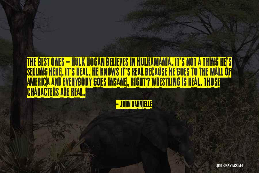 Hulk Hogan Wrestling Quotes By John Darnielle
