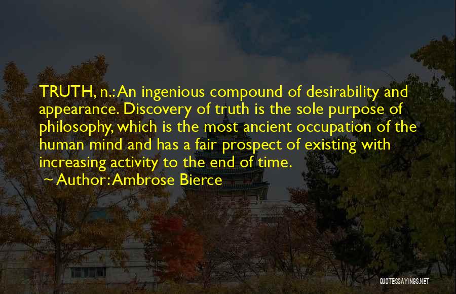 Human Activity Quotes By Ambrose Bierce