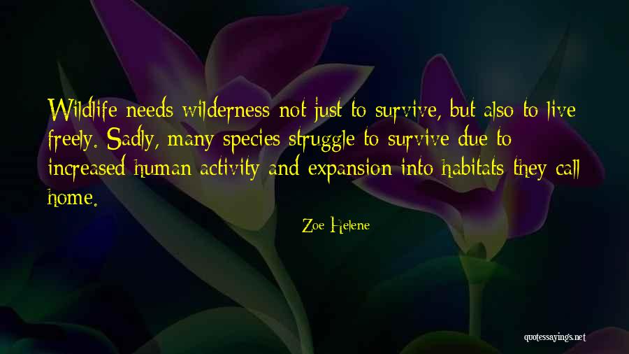 Human Activity Quotes By Zoe Helene