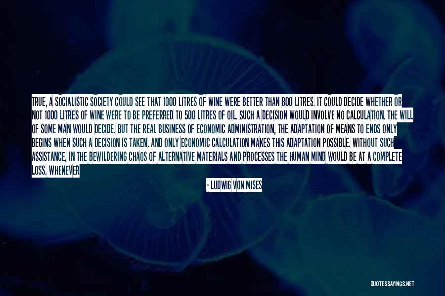 Human Adaptation Quotes By Ludwig Von Mises
