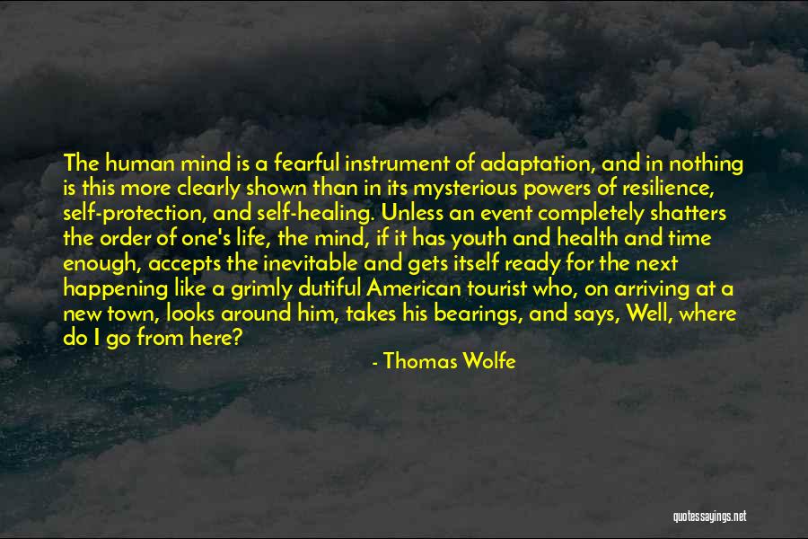 Human Adaptation Quotes By Thomas Wolfe