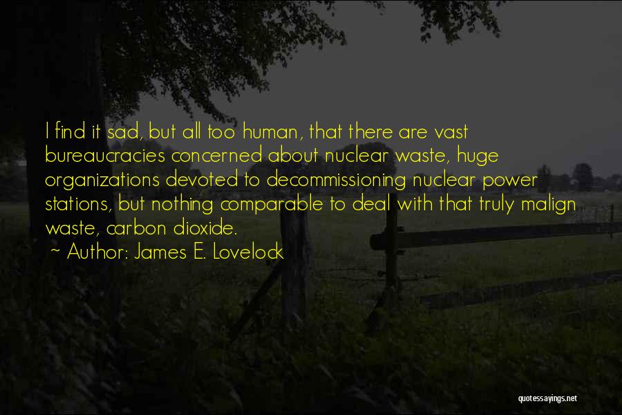 Human All Too Human Quotes By James E. Lovelock