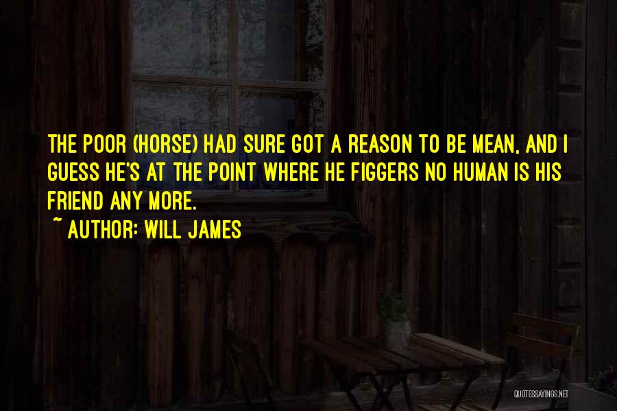 Human And Horse Quotes By Will James