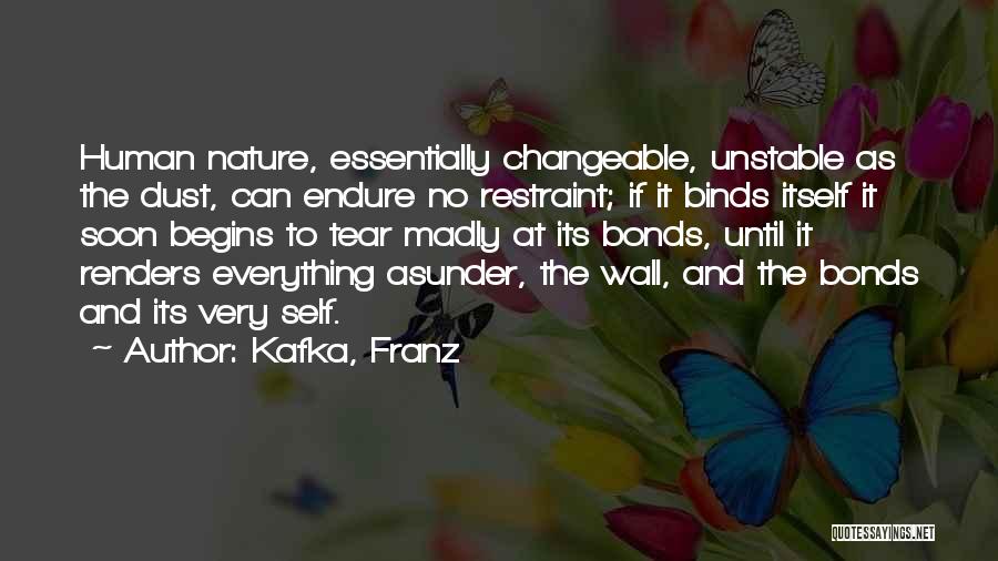 Human And Humanity Quotes By Kafka, Franz