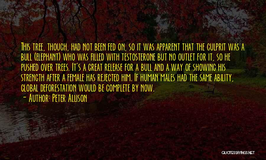 Human And Nature Quotes By Peter Allison