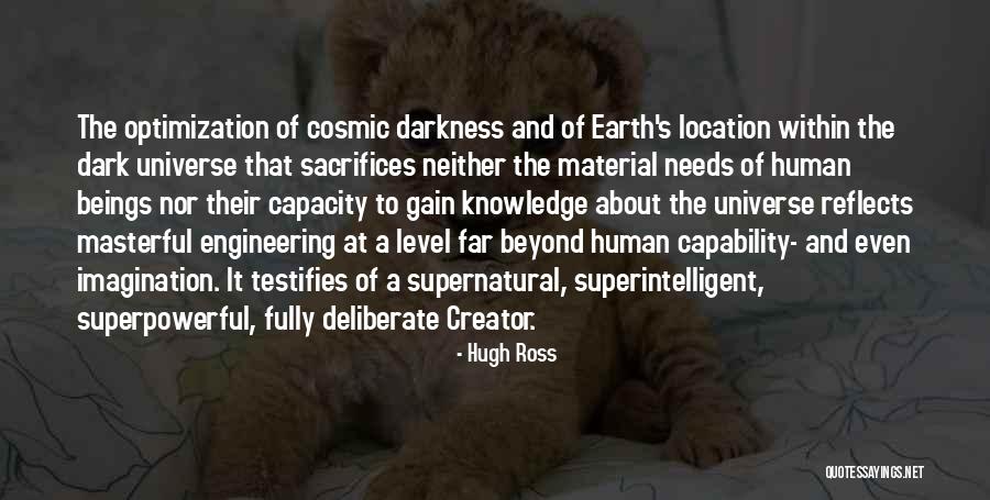 Human And Universe Quotes By Hugh Ross