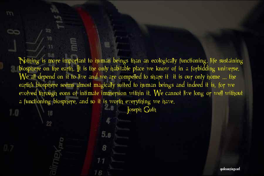Human And Universe Quotes By Joseph Guth Human And Universe Quotes By Joseph Guth