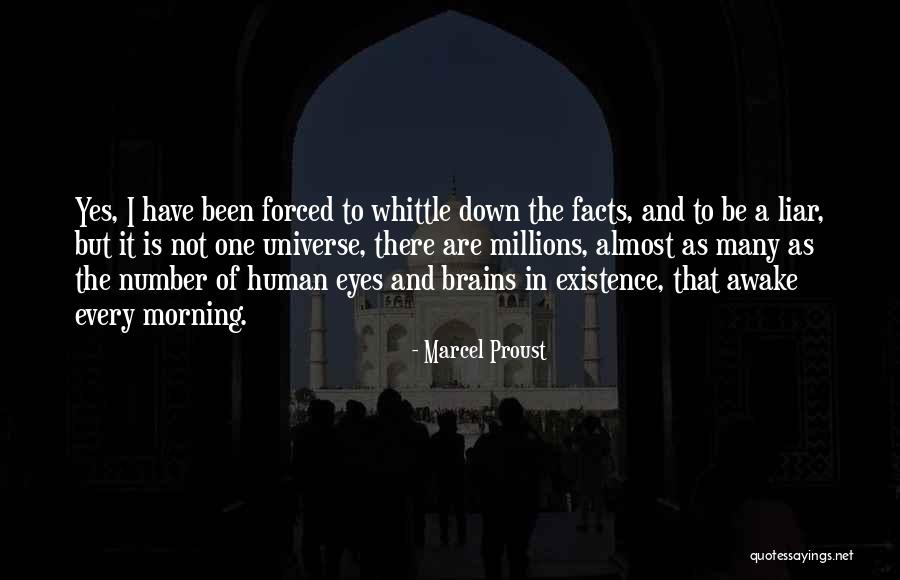 Human And Universe Quotes By Marcel Proust