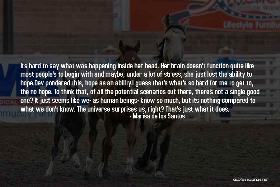 Human And Universe Quotes By Marisa De Los Santos Human And Universe Quotes By Marisa De Los Santos