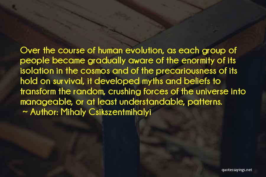 Human And Universe Quotes By Mihaly Csikszentmihalyi