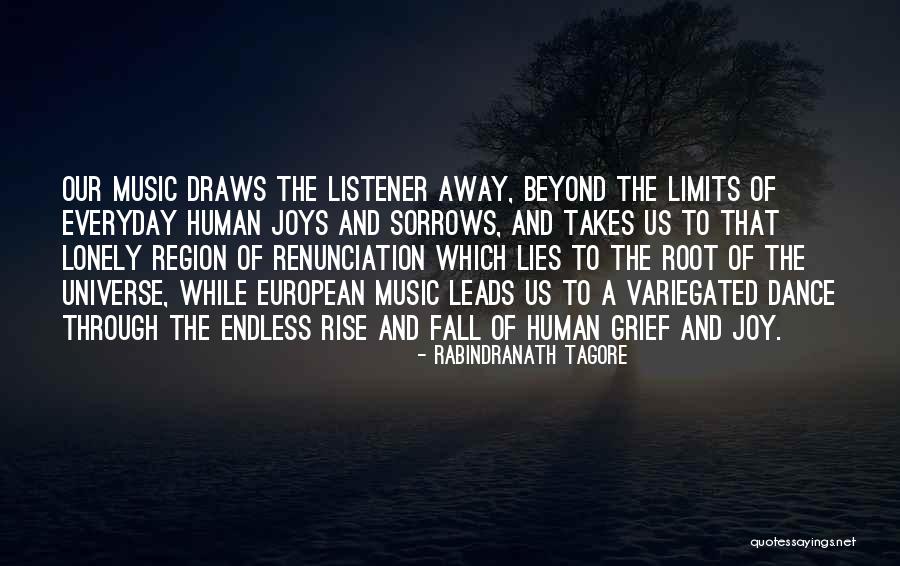 Human And Universe Quotes By Rabindranath Tagore