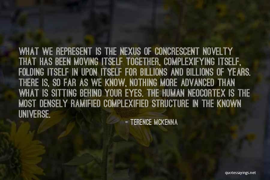 Human And Universe Quotes By Terence McKenna