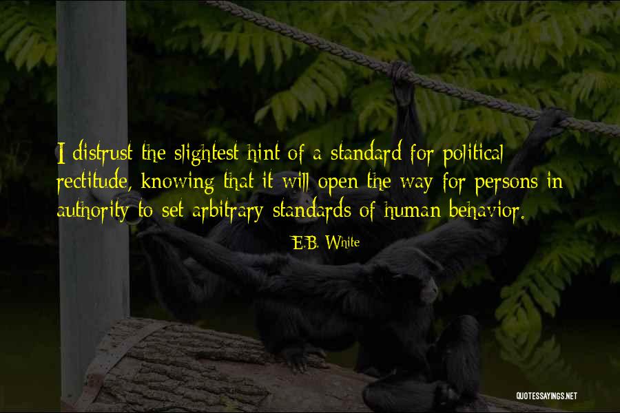 Human Behavior Quotes By E.B. White